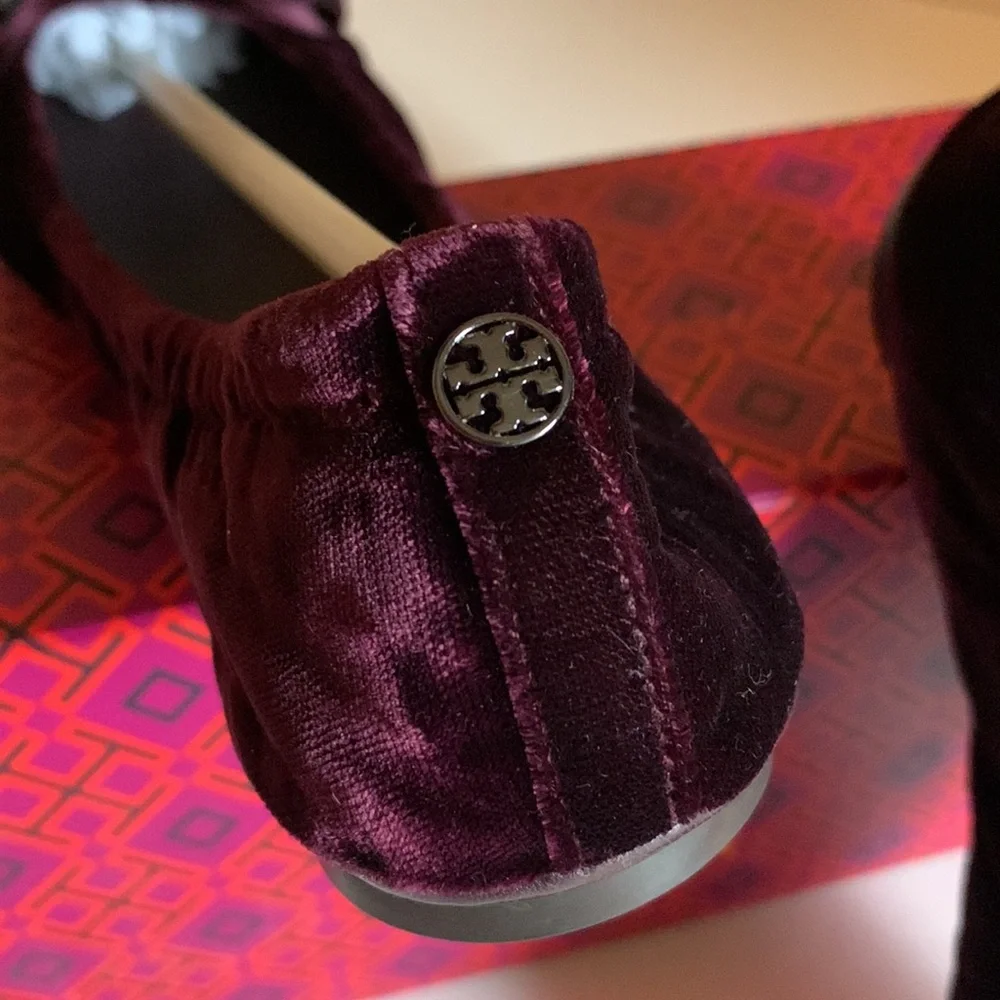 Tory Burch velvet flats